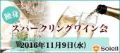 11月9日（水）独身スパークリングワイン会＠表参道【男性45歳／女性40歳】