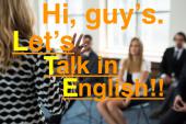 Hi, guy’s. Let's talk in English ! 